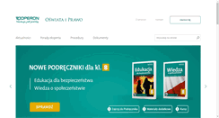Desktop Screenshot of oswiataiprawo.pl